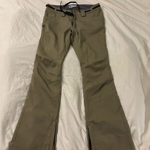Women’s Olive Green Ski Pants